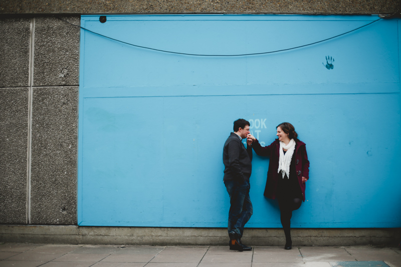 informal and fun Southbank winter engagement shoot in London by love oh love photography