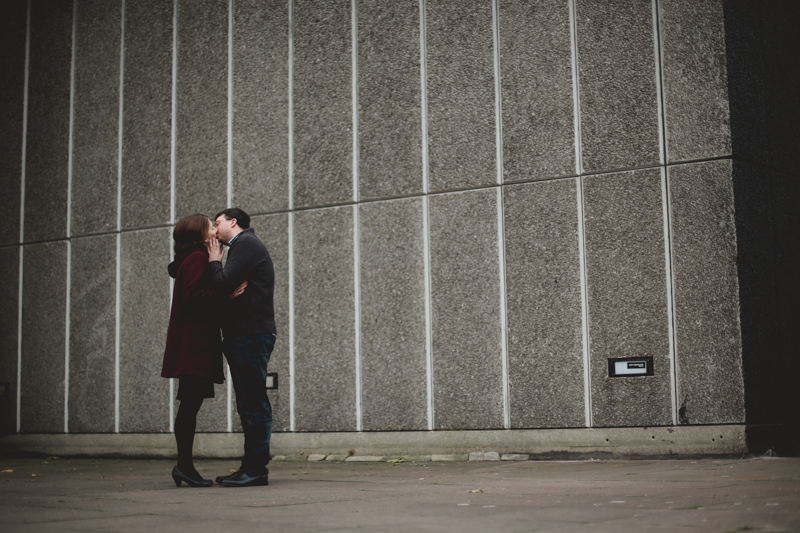 informal and fun Southbank winter engagement shoot in London by love oh love photography