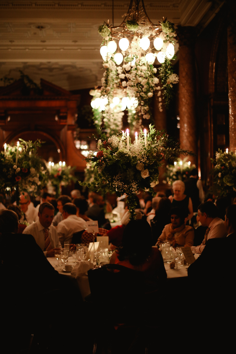 wedding guests at the national liberal club London by Love oh love photography