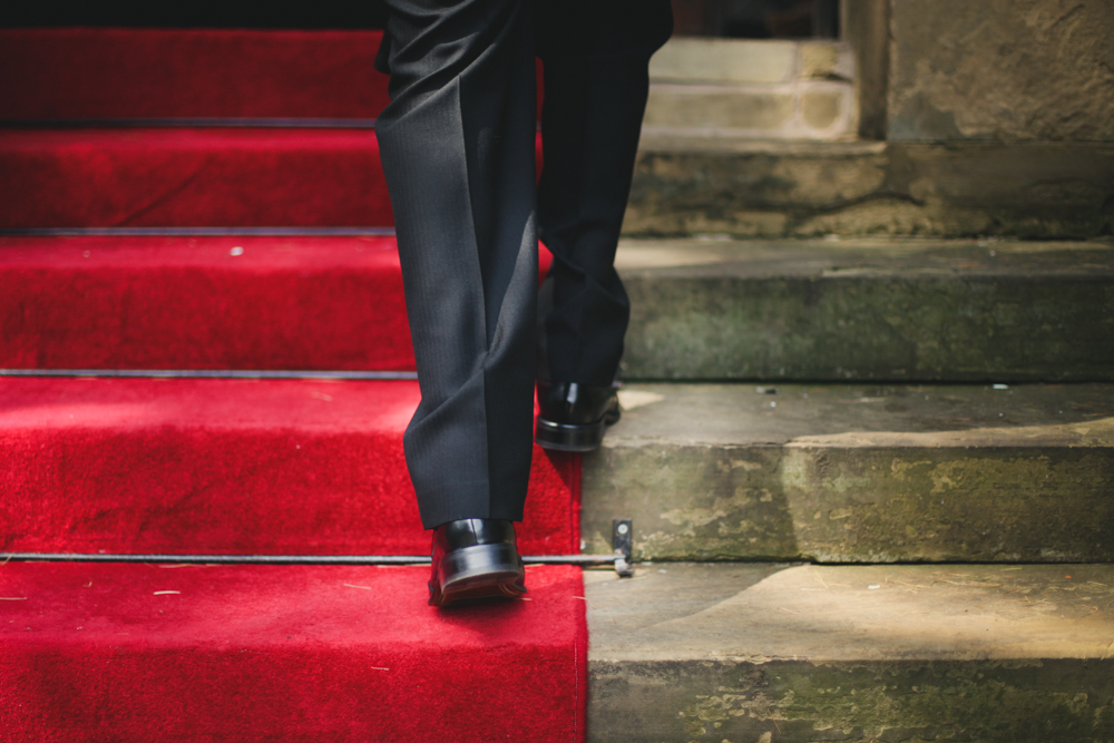 Lakeside Tower Nottingham groom portrait by love oh love photography