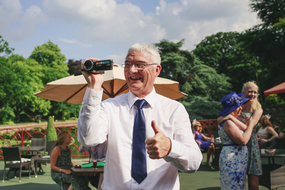 Lakeside Tower Nottingham wedding guest by love oh love photography