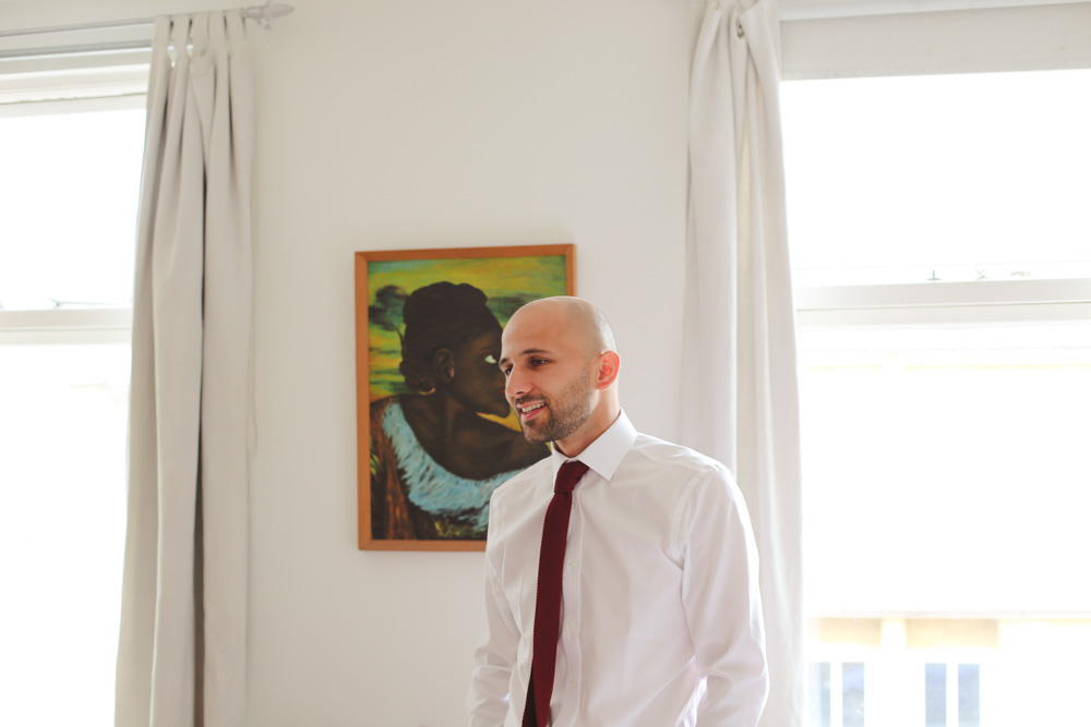 groom portrait for London wedding by love oh love photography