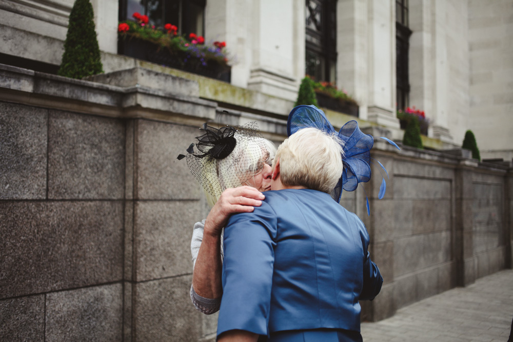 wedding guests at London wedding by love oh love photography