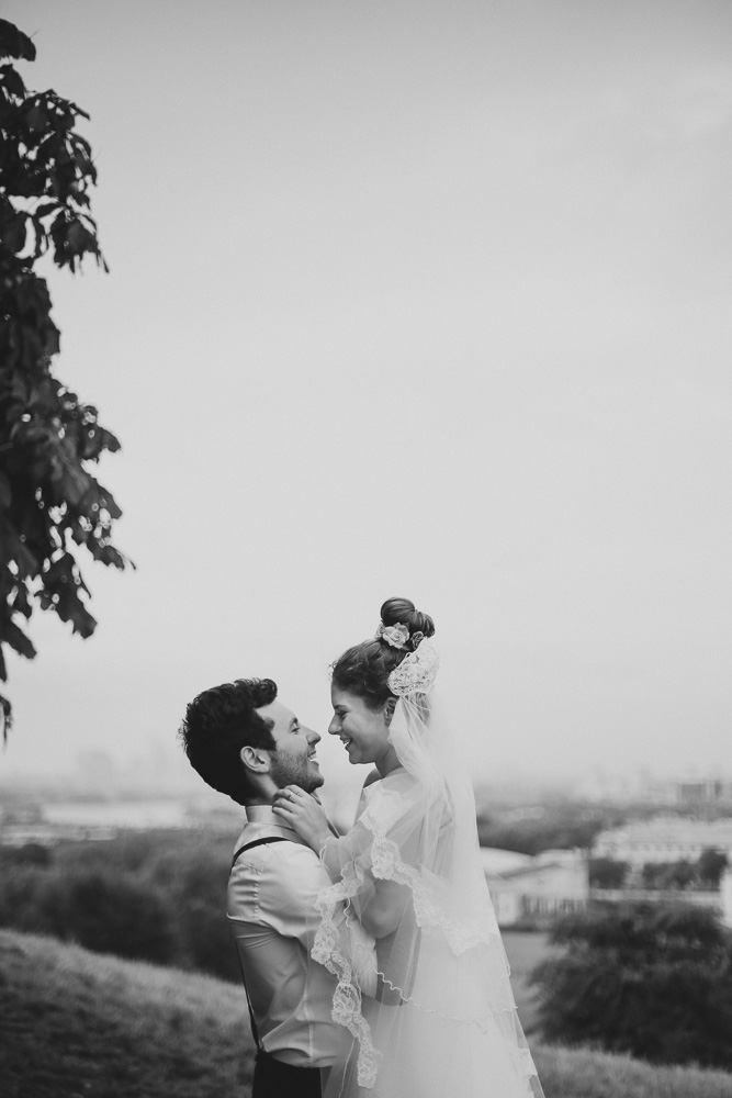 Quirky bride and groom portraits by Love oh Love photography